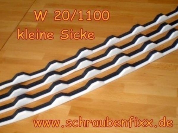 Profilfüller Weckmann ® 20/1100 (138/20) KS kleine Sicke